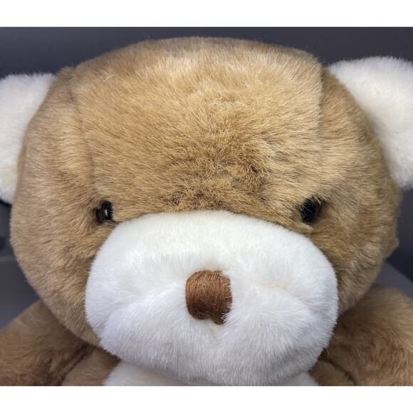 Vintage Yangjee Teddy Bear Plush Brown White 14” Stuffed Animal Yang Jee - Picture 5 of 12